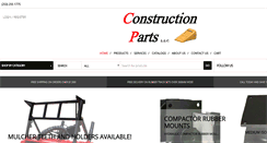 Desktop Screenshot of constructionpartsllc.com